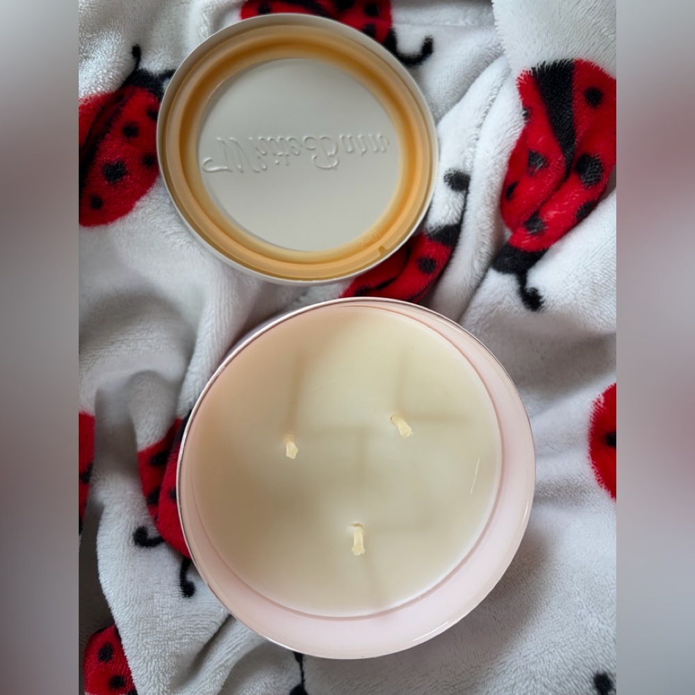 🩷PINK LAVENDER & ESPRESSO White Barn/Bath & Body Works 3-wick Scented Candle - Picture 4 of 4